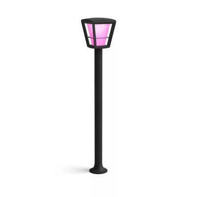 Philips Hue White and Color Ambiance Econic Outdoor Wegeleuchte schwarz
