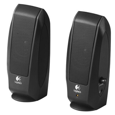 Logitech  S120 2.0 Desktop Lautsprechersystem Schwarz Bulk 980-000010 | 05099206003989