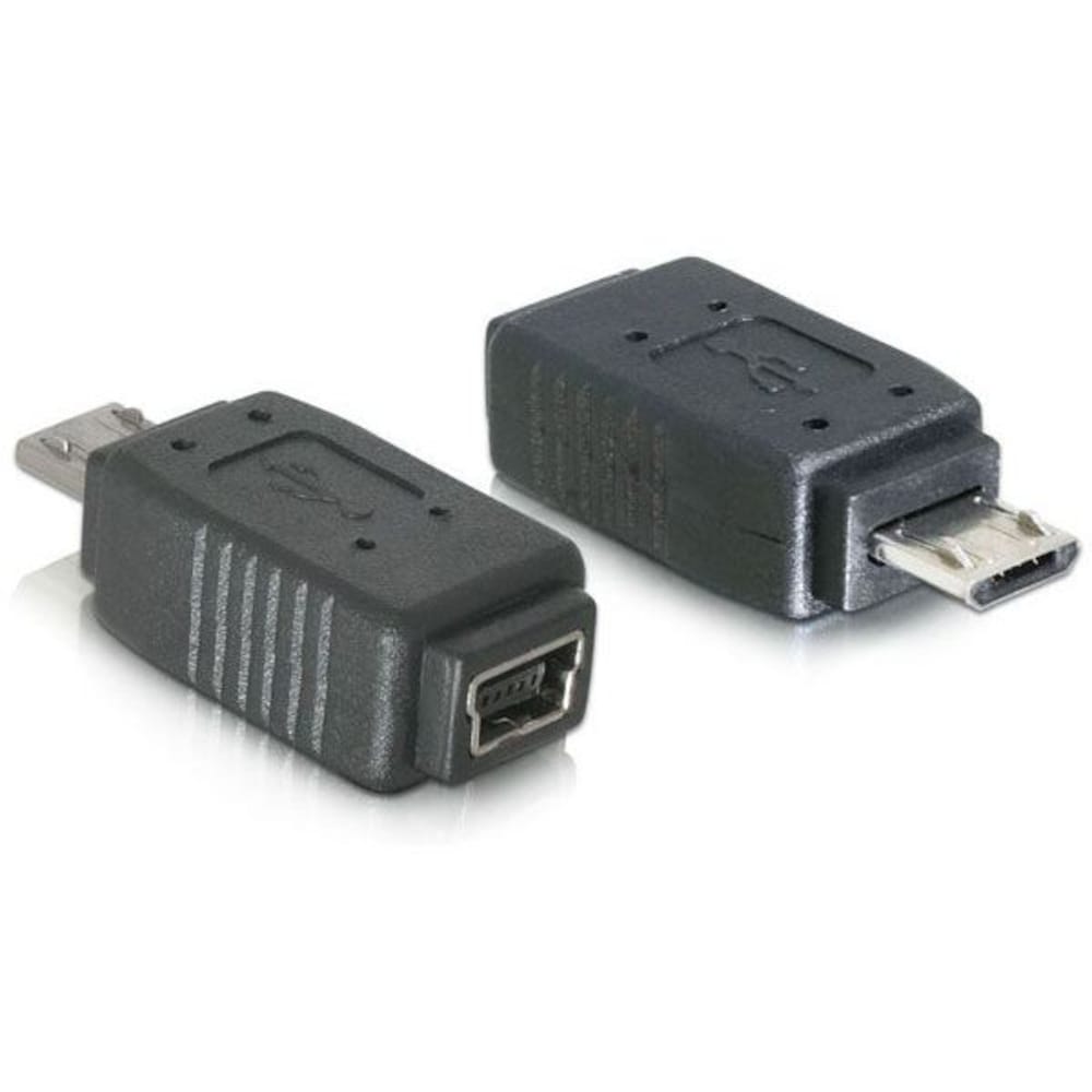 DeLOCK USB micro-B Stecker/ mini USB 5pin Buchse Adapter 65063