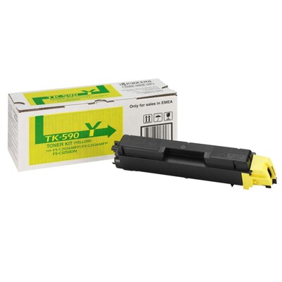 Toner Gelb  günstig Kaufen-Kyocera TK-590Y / 1T02KVANL0 Toner Gelb für ca. 5.000 Seiten. Kyocera TK-590Y / 1T02KVANL0 Toner Gelb für ca. 5.000 Seiten <![CDATA[• Toner (Gelb Cyan) • Seitenreichweite ca. Seiten]]>. 