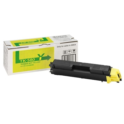 Kyocera günstig Kaufen-Kyocera TK-580Y / 1T02KTANL0 Toner Gelb für ca. 2.800 Seiten. Kyocera TK-580Y / 1T02KTANL0 Toner Gelb für ca. 2.800 Seiten <![CDATA[• Toner (Gelb Cyan) • Seitenreichweite ca. Seiten]]>. 