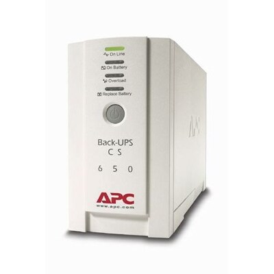 Case/Back günstig Kaufen-APC Back-UPS CS-BK650EI, 650VA (4x C13, Überspannschutz). APC Back-UPS CS-BK650EI, 650VA (4x C13, Überspannschutz) <![CDATA[• USV für Privatanwender, Home Office und Multimedia • Kapazität: 650VA, 400W (ca. 3,5 Min. Autonomie bei Vollast) 