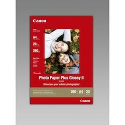 Canon PP-201 Photo Paper Plus Glossy II, DIN A4, 20 Blatt, 260 g/qm