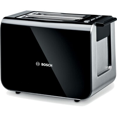 Schwarz 8 günstig Kaufen-Bosch TAT 8613 Styline Toaster schwarz. Bosch TAT 8613 Styline Toaster schwarz <![CDATA[• 2-Scheiben-Toaster mit einstellbarem Bräunungsgrad • Leistung: 875 Watt, Stopp-Taste & Auftau-Funktion • Brotscheibenzentrierung & Liftfunktion • Gehäuse w