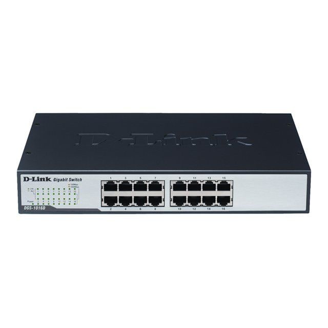 D-Link DGS-1016D 16x Gigabit Switch Green Ethernet