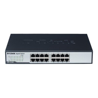 D-Link DGS-1016D 16-Port Gigabit Switch Green Ethernet