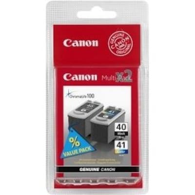 Canon 0615B036AA Druckerpatrone schwarz PG-40 /Multi (cyan, magenta, gelb) CL-41