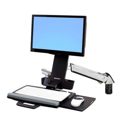 be in  günstig Kaufen-Ergotron StyleView Sit-Stand Combo Arm (45-266-026). Ergotron StyleView Sit-Stand Combo Arm (45-266-026) <![CDATA[• beständige Konstruktion aus poliertem Aluminium • aus- und eingeklappt]]>. 