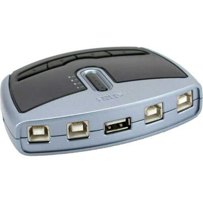 Aten US-421A 4 Port USB Switch 4 Rechner/1USB-Gerät