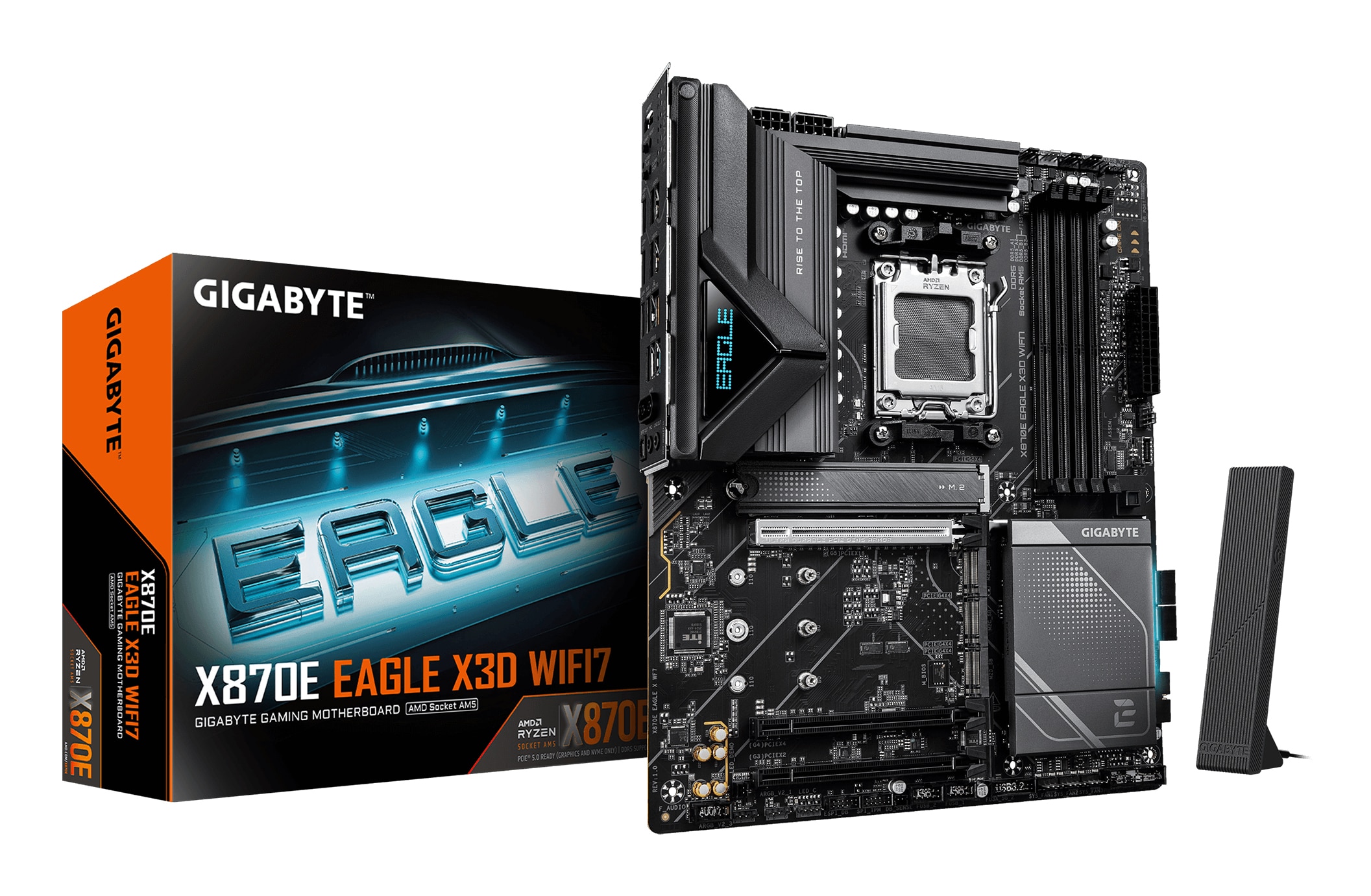 Gigabyte Atx Am5 Motherboard - Amd X870e - Ddr5 - Wi‑Fi 7 - Bluetooth 5.4 - Maximale Speicherkapazität 256 Gb - Bild 4