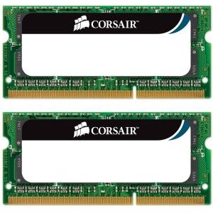 8GB (2x4GB) Corsair ValueSelect RAM DDR3-1333 CL9 (9-9-9-24) SO-DIMM - Kit