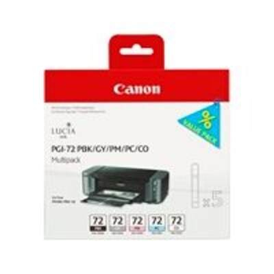Canon 6403B007 Druckerpatrone Multipack PGI-72 PBK/GY/PM/PC/CO