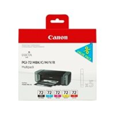 Canon 6402B009 Druckerpatrone Multipack PGI-72 MBK/C/M/Y/R