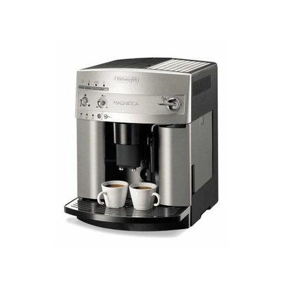 Men und günstig Kaufen-DeLonghi Magnifica ESAM 3200 S Kaffeevollautomat silber. DeLonghi Magnifica ESAM 3200 S Kaffeevollautomat silber <![CDATA[• Super-leises 14-stufiges Kegelmahlwerk • Individuelle Einstellung der Wasser- und Kaffeemenge • Milchaufschäumdüse • Komp