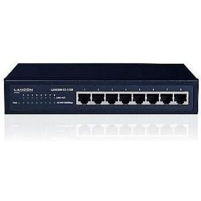 im 1 günstig Kaufen-LANCOM GS-1108 8-Port Gigabit Switch. LANCOM GS-1108 8-Port Gigabit Switch <![CDATA[• ideal für den Einsatz in kleineren Büros und im Home Office • der Switch verfügt über ein integriertes Netzteil]]>. 