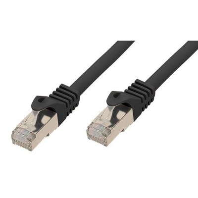 Schwarz,Spitzen günstig Kaufen-Good Connections Patchkabel mit Cat. 7 Rohkabel S/FTP schwarz 0,25m. Good Connections Patchkabel mit Cat. 7 Rohkabel S/FTP schwarz 0,25m <![CDATA[• Mit Rastnasenschutz (RNS®) • Rohkabel nach Cat. 7 Vorgaben gefertigt • 2x geschirmte RJ45 Cat. 6A St