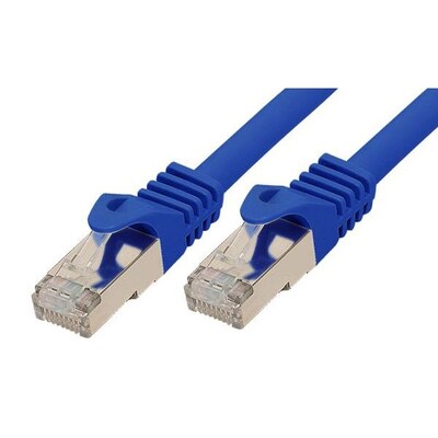 CT 1 günstig Kaufen-Good Connections Patchkabel mit Cat. 7 Rohkabel S/FTP blau 1m. Good Connections Patchkabel mit Cat. 7 Rohkabel S/FTP blau 1m <![CDATA[• Mit Rastnasenschutz (RNS®) • Rohkabel nach Cat. 7 Vorgaben gefertigt • 2x geschirmte RJ45 Cat. 6A Stecker • S/