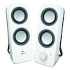 Logitech Z200 2.0 Multimedia Lautsprechersystem 3,5mm Klinke Weiß 980-000811
