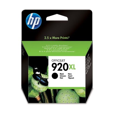 Original Tinte günstig Kaufen-HP 920XL Original Druckerpatrone schwarz mit hoher Kapazität CD975AE. HP 920XL Original Druckerpatrone schwarz mit hoher Kapazität CD975AE <![CDATA[• HP920XL Tintenpatrone (CD975AE) • Farbe: Schwarz • Reichweite: ca. 1.200 Seiten • Kompa