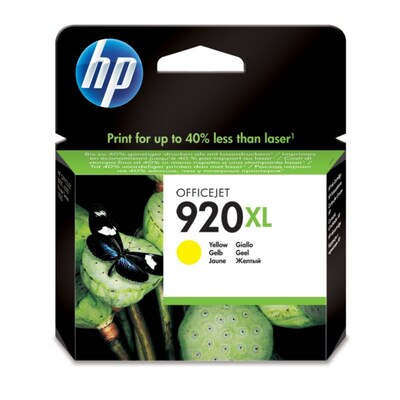 Kompatibel HP günstig Kaufen-HP 920XL Original Druckerpatrone gelb mit hoher Kapazität CD974AE. HP 920XL Original Druckerpatrone gelb mit hoher Kapazität CD974AE <![CDATA[• HP920XL Tintenpatrone (CD974AE) • Farbe: Gelb • Reichweite: ca. 700 Seiten • Kompatibel zu: O