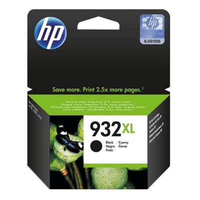 Original Tinte günstig Kaufen-HP 932XL Original Druckerpatrone schwarz mit hoher Kapazität CN053AE. HP 932XL Original Druckerpatrone schwarz mit hoher Kapazität CN053AE <![CDATA[• HP932XL Tintenpatrone (CN053A) • Farbe: Schwarz • Reichweite: ca. 1.000 Seiten • Kompat