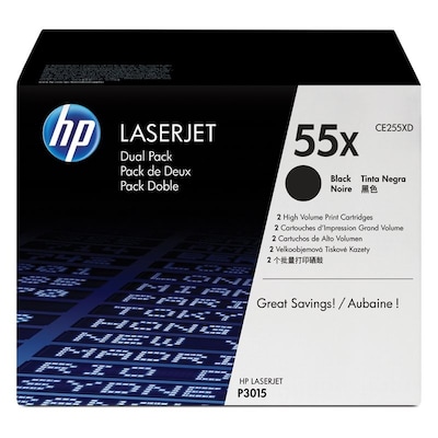 2X kompatibel günstig Kaufen-HP CE255XD / 55X Original Toner Schwarz (2 Stück). HP CE255XD / 55X Original Toner Schwarz (2 Stück) <![CDATA[• HP55X (CE255XD) Tonerkartuschen Doppelpack • Farbe: Schwarz • Reichweite: 2x ca. 12.500 Seiten • Kompatibel zu: LaserJet Ente