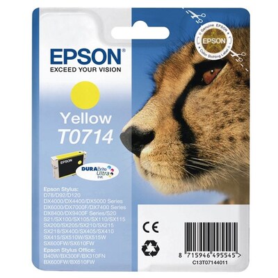 Epson C13T07144012 Druckerpatrone T0714 gelb