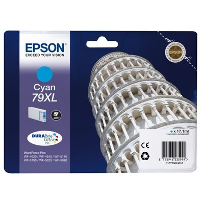 cke 10 günstig Kaufen-Epson C13T79024010 Druckerpatrone 79XL cyan mit hoher Kapazität. Epson C13T79024010 Druckerpatrone 79XL cyan mit hoher Kapazität <![CDATA[Epson C13T79024010 Druckerpatrone 79XL cyan mit hoher Kapazität]]>. 