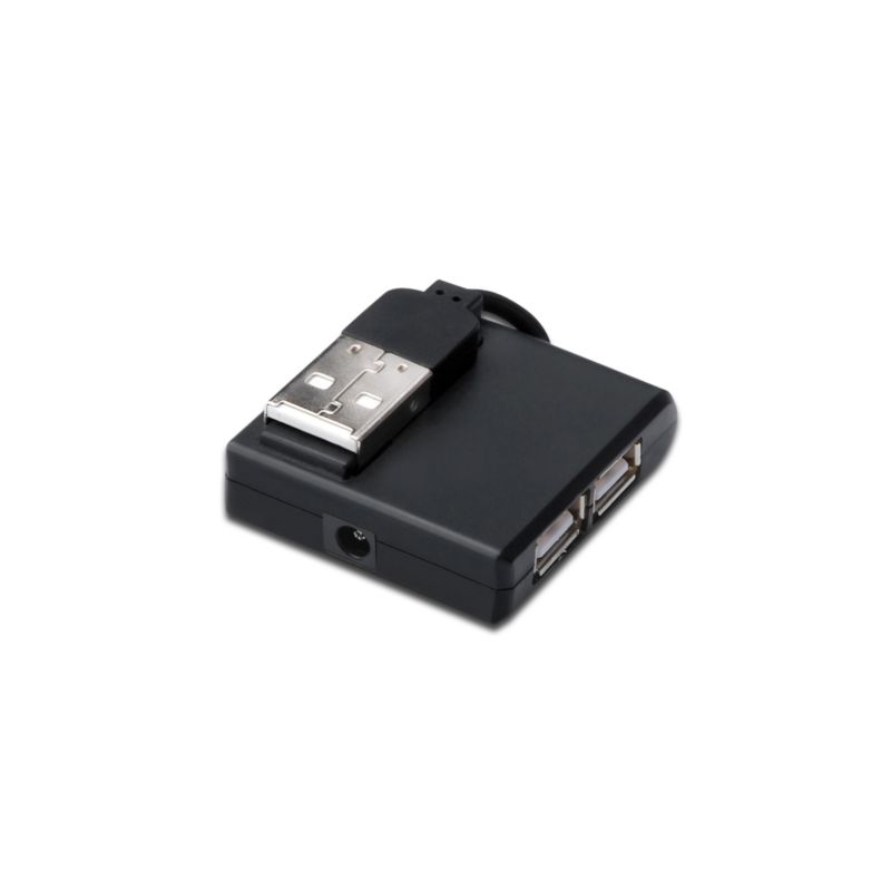 DIGITUS USB 2.0 Hub 4-Port schwarz