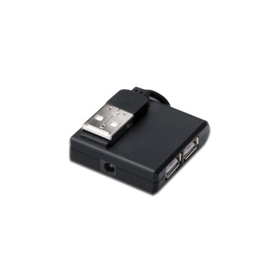 Rot+Schwarz günstig Kaufen-DIGITUS USB 2.0 Hub 4-Port schwarz. DIGITUS USB 2.0 Hub 4-Port schwarz <![CDATA[• USB 2.0-konform • Vier USB 2.0 Ports]]>. 