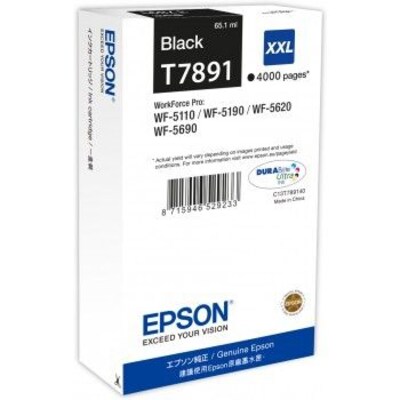 Epson C13T789140 Druckerpatrone T7891 XXL schwarz 4,000 Seiten