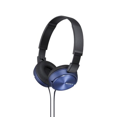 Offen/Geschlossen günstig Kaufen-Sony MDR-ZX310L On Ear Kopfhörer - Blau. Sony MDR-ZX310L On Ear Kopfhörer - Blau <![CDATA[• Typ: On-Ear Kopfhörer, geschlossen • Übertragungsbereich: 10 Hz bis 24 kHz, Impedanz: 24 Ohm • Übertragung: Kabel • Gewicht: 120 g • Lieferu