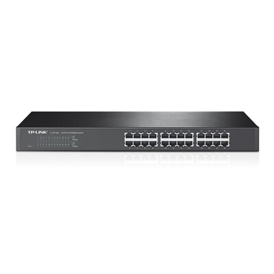 TC B günstig Kaufen-TP-Link TL-SF1024 24x Port Switch Unmanaged 19-Zoll-Stahlgehäuse. TP-Link TL-SF1024 24x Port Switch Unmanaged 19-Zoll-Stahlgehäuse <![CDATA[• 24-Port-Fast-Ethernet-Switch • kombiniert die Benutzerfreundlichkeit mit der unübertroffenen Leist