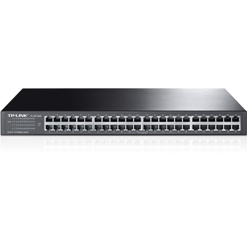 TP-Link TL-SF1048 48x Port Switch Unmanaged 19-Zoll-Stahlgeh&auml;use