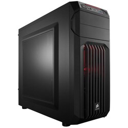 Corsair Carbide SPEC-01 Mid Tower Gaming Geh&auml;use mit roter LED schwarz (ohne NT)