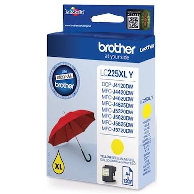Brother   günstig Kaufen-Brother LC-225XLY Druckerpatrone gelb 1.200 Seiten. Brother LC-225XLY Druckerpatrone gelb 1.200 Seiten <![CDATA[Brother LC-225XLY Druckerpatrone gelb 1.200 Seiten]]>. 