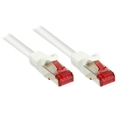 Kabel 50m günstig Kaufen-Good Connections Patch Netzwerkkabel CAT6 S/FTP 250MHz weiß 1m. Good Connections Patch Netzwerkkabel CAT6 S/FTP 250MHz weiß 1m <![CDATA[• . • .]]>. 