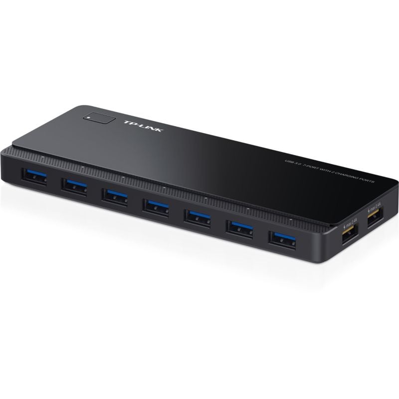 TP-LINK UH720 USB Hub mit 2 Ladeports - 7 Port USB 3.0, 2x Ladeport 2,4A