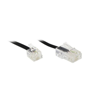 DSL ISDN günstig Kaufen-Good Connections DSL Modem Kabel 6m RJ11 zu RJ45 schwarz. Good Connections DSL Modem Kabel 6m RJ11 zu RJ45 schwarz <![CDATA[• ISDN-Kabel • Anschlüsse: RJ11-Stecker und RJ45-Stecker • Farbe: schwarz, Länge: 6,0m • passend für: • Farbe: Schwarz