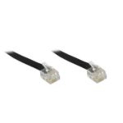 CT 1 günstig Kaufen-Good Connections Telefonkabel 3m RJ12 zu RJ12 schwarz. Good Connections Telefonkabel 3m RJ12 zu RJ12 schwarz <![CDATA[• ISDN-Kabel • Anschlüsse: RJ12-Stecker und RJ12-Stecker • Farbe: schwarz, Länge: 3,0m • passend für: • Farbe: Schwarz]]>. 