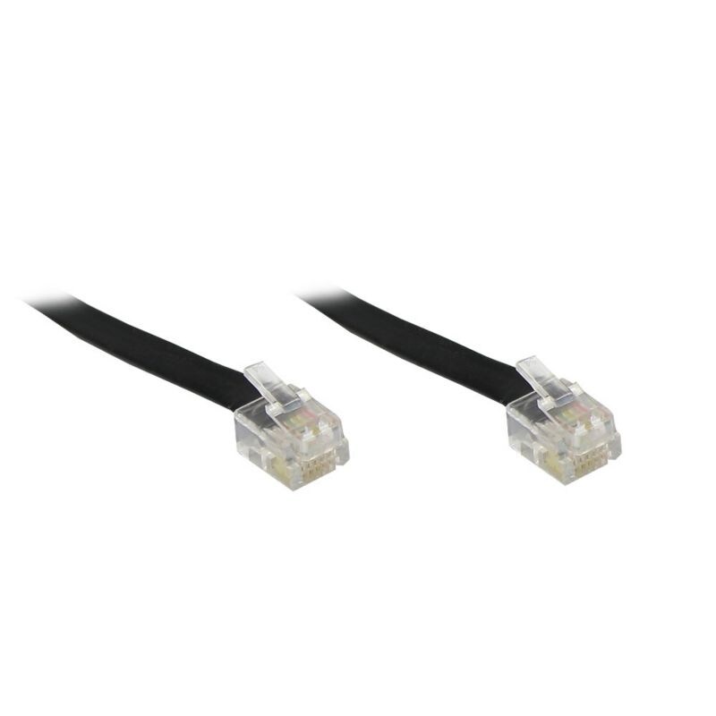 Good Connections Telefonkabel 10m RJ12 zu RJ12 schwarz