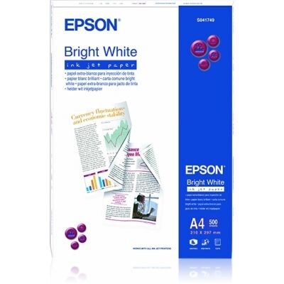 Epson  C13S041749 A4 Papier hochweiss 500Blatt 90g/qm | 00010343604544