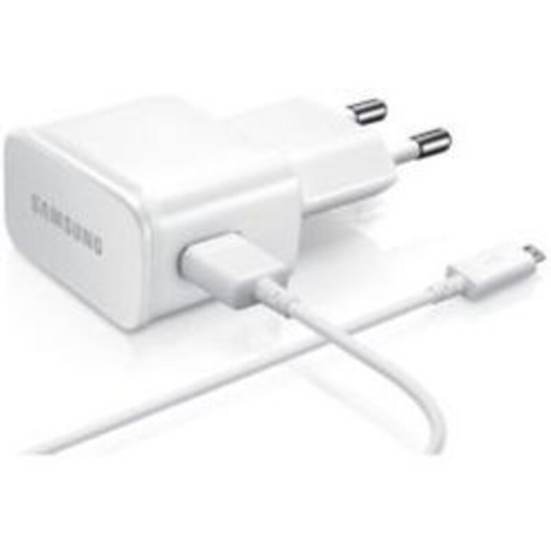 Samsung ETA-U90E Micro USB Ladegerät 2A + ECB-DU4AWE Datenkabel weiß, polybeutel