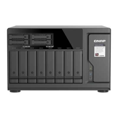 QNAP TVS-h1277AX-R5-16G NAS System 12-Bay + 4-Bay U.2 NVMe