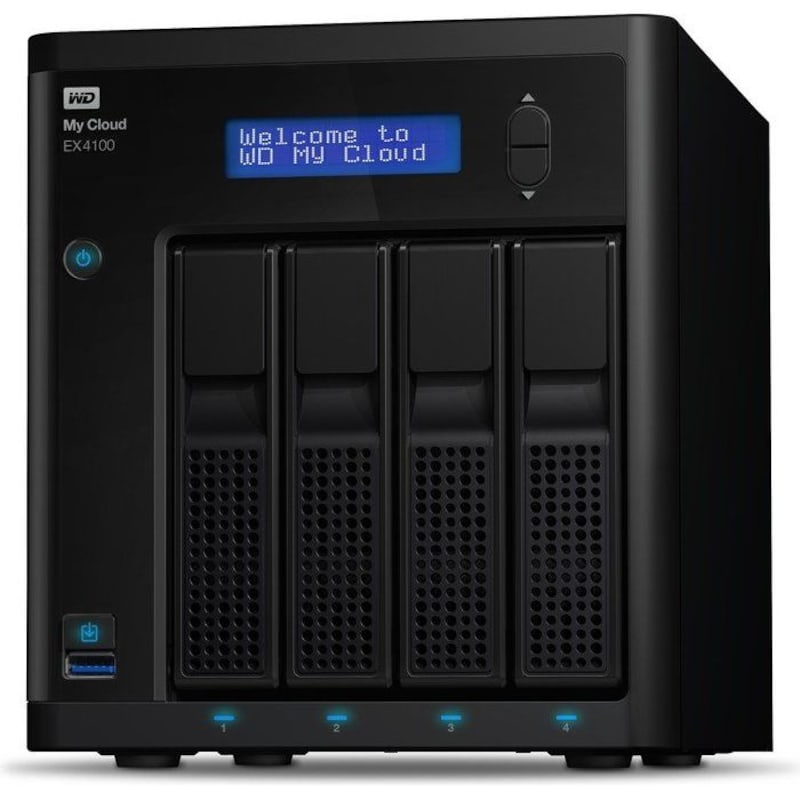 WD My Cloud EX4100 NAS System 4-Bay 8 TB (2x 4 TB)