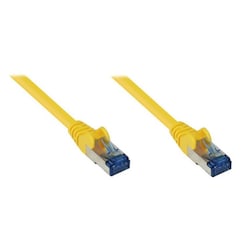 Good Connections Patchkabel Cat. 6a S/FTP, PiMF halogenfrei 500MHz gelb 1,5m