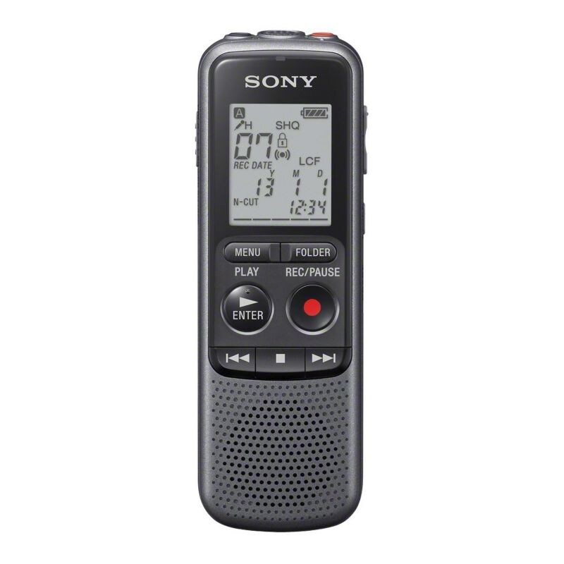 Sony ICD-PX240 4GB Digitaler Mono Voice Recorder grau