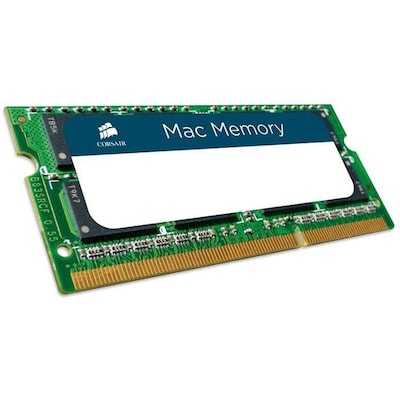DDR3L 8GB günstig Kaufen-Corsair 8GB SODIMM PC12800/1600Mhz für MacBook Pro, iMac, Mac mini. Corsair 8GB SODIMM PC12800/1600Mhz für MacBook Pro, iMac, Mac mini <![CDATA[• 8GB SO-Dimm DDR3L SDRAM • Aufrüstspeicher für iMac, Mac Mini und MacBook Pro • 1600MHz (PC3