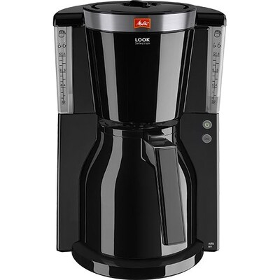 SG Fun günstig Kaufen-Melitta Look Therm Selection 1011-12 Kaffeemaschine schwarz. Melitta Look Therm Selection 1011-12 Kaffeemaschine schwarz <![CDATA[• Anzahl Tassen: 8/12 • Leistung: 1000 Watt • Entkalkungsprogramm, Anzeige des Verkalkungsgrads • Auto-Off Funktion n