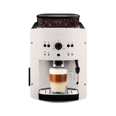 ck the günstig Kaufen-Krups EA 8105 Espresso-Kaffee-Vollautomat Weiß. Krups EA 8105 Espresso-Kaffee-Vollautomat Weiß <![CDATA[• Kompakt-Vollautomat der Extraklasse • Patentiertes Compact Thermoblock System • Intuitives Bedienkonzept mit multifunktionellem Drehr